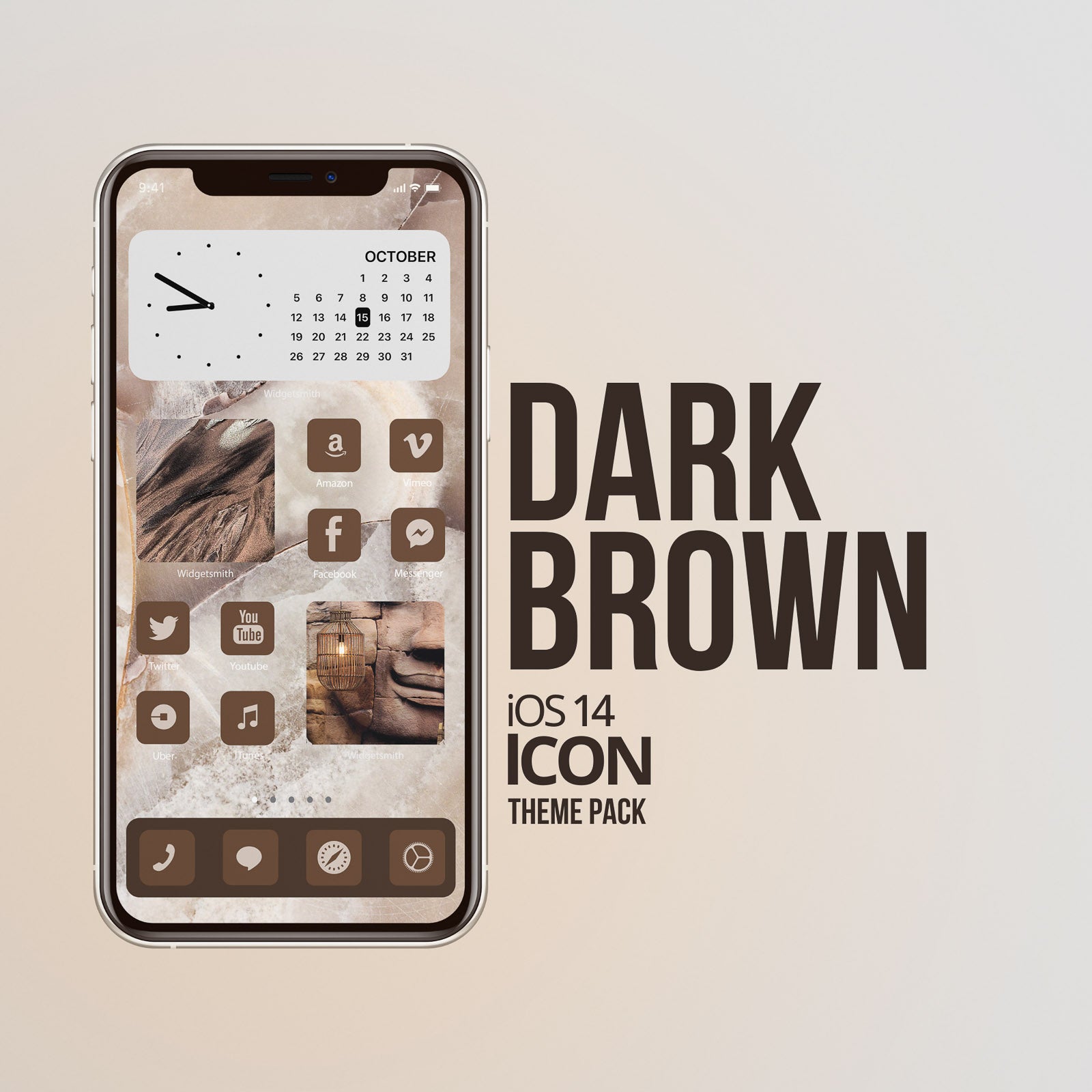 Dark Brown Ios 14 Icons 123presets