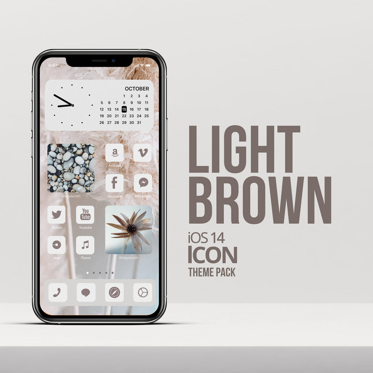 Light Brown Ios 14 Icons 123presets