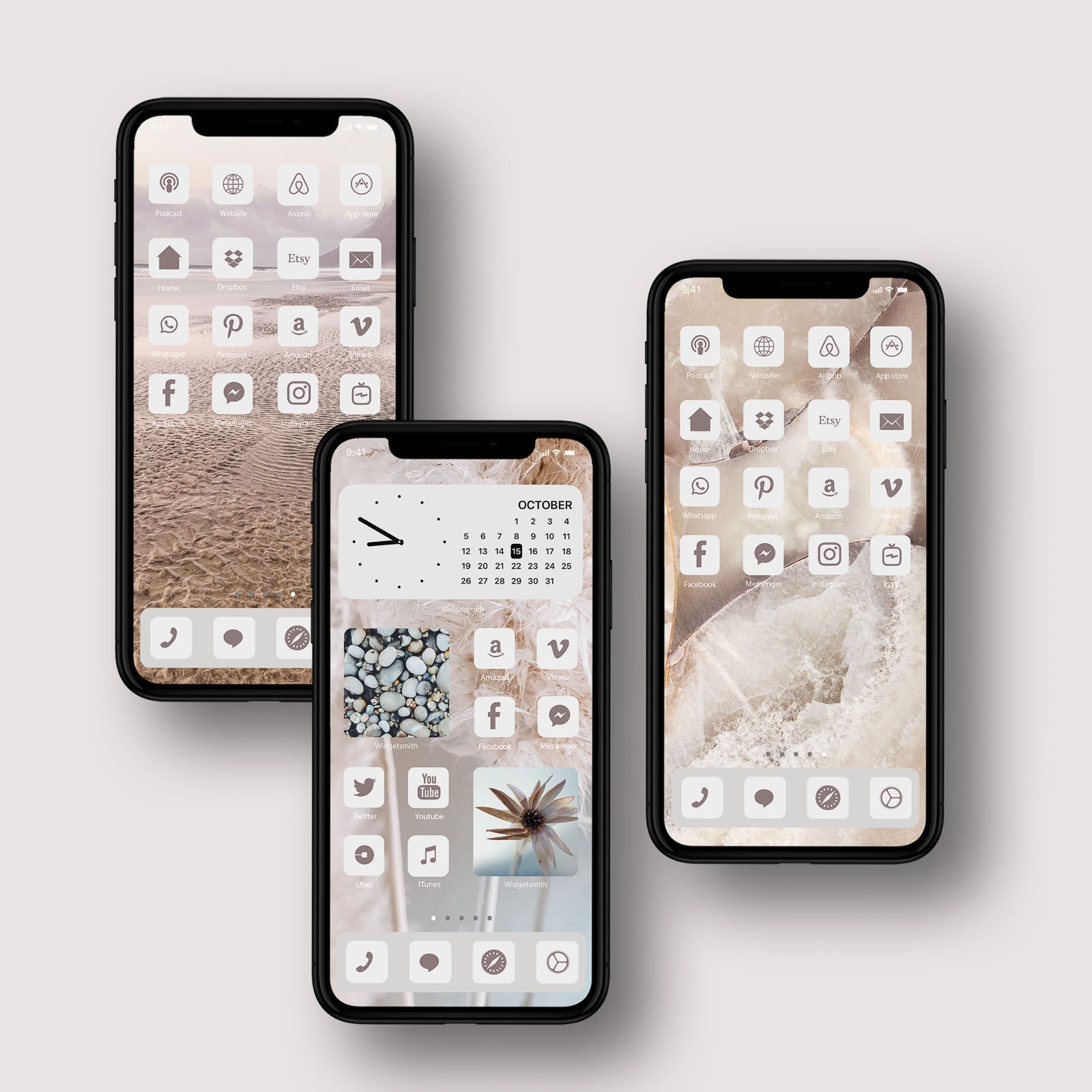 Light Brown Ios 14 Icons 123presets