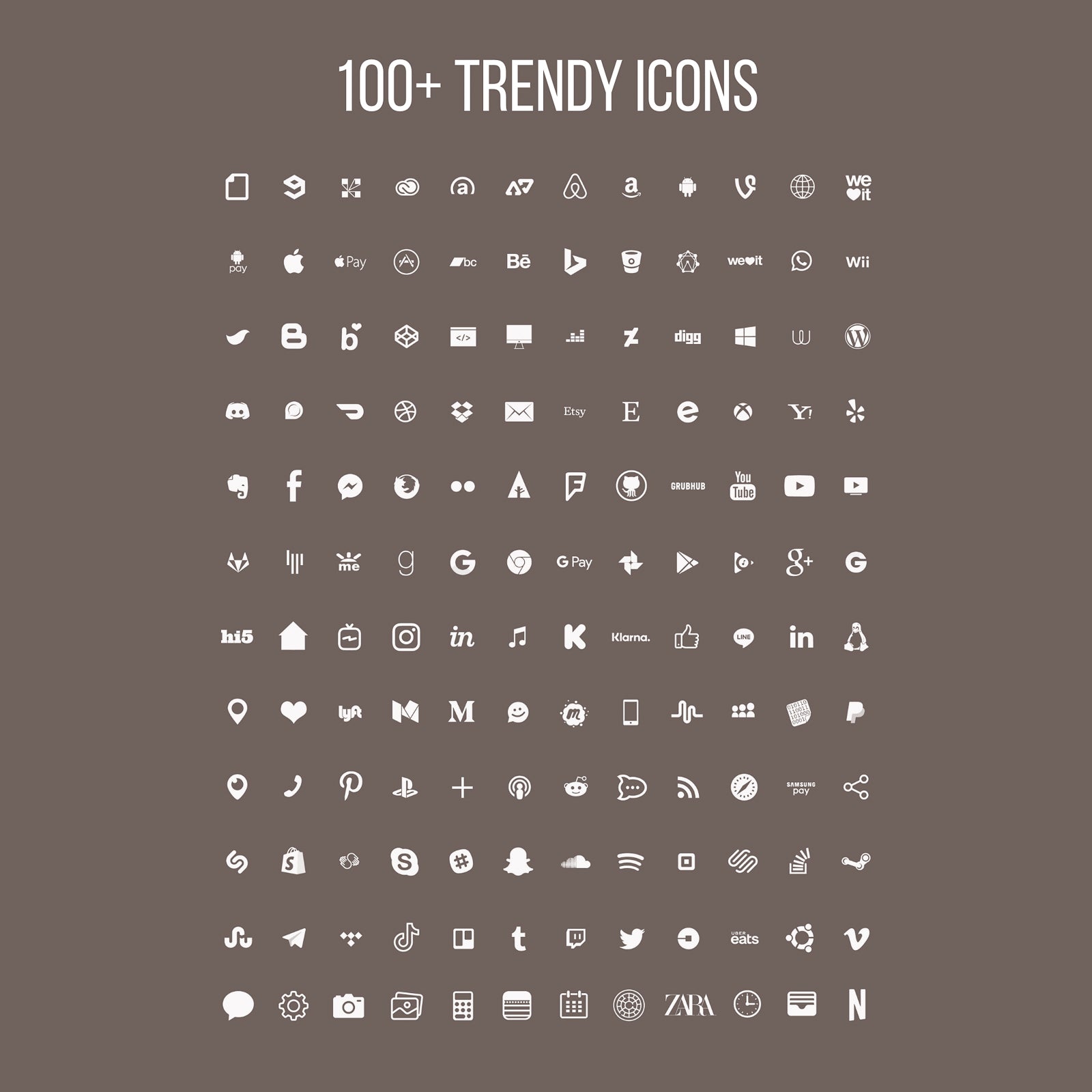 Light Brown Ios 14 Icons 123presets