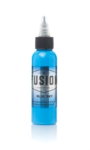 Fusion Tattoo Ink - Blue Sky (1 oz), Needle Supply