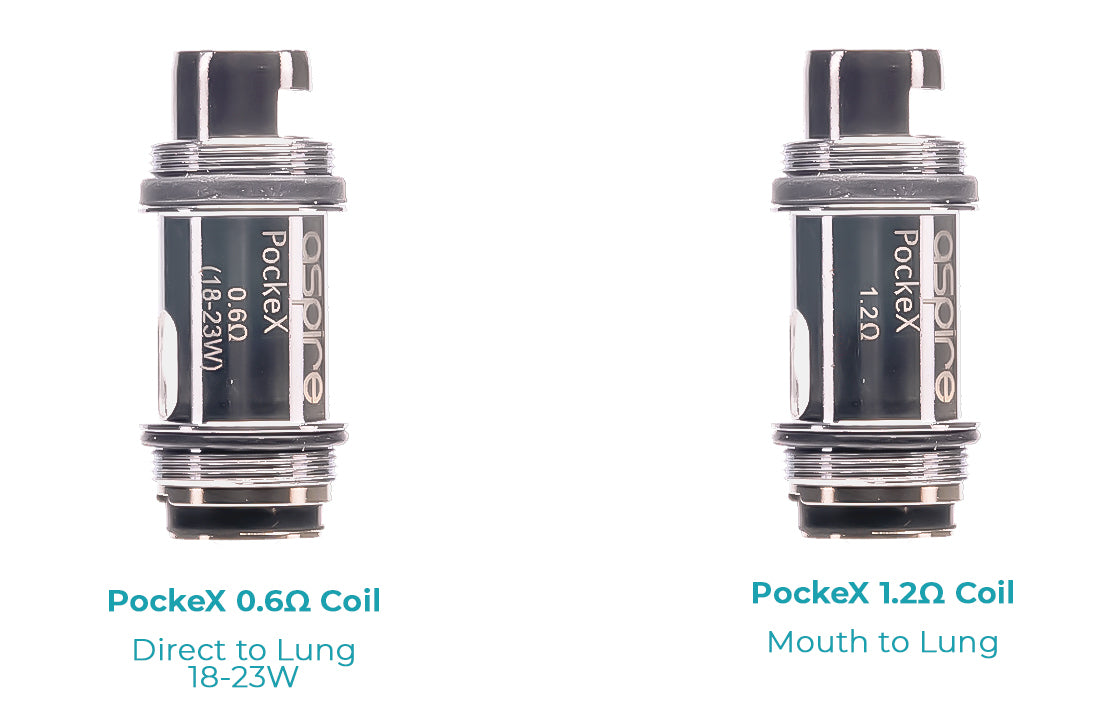 Aspire PockeX Coil options