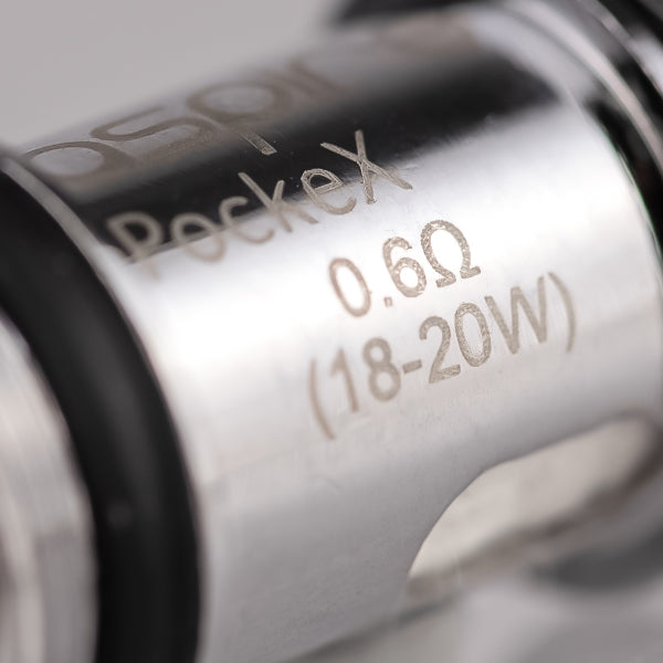 Close up of an Aspire PockeX Coil