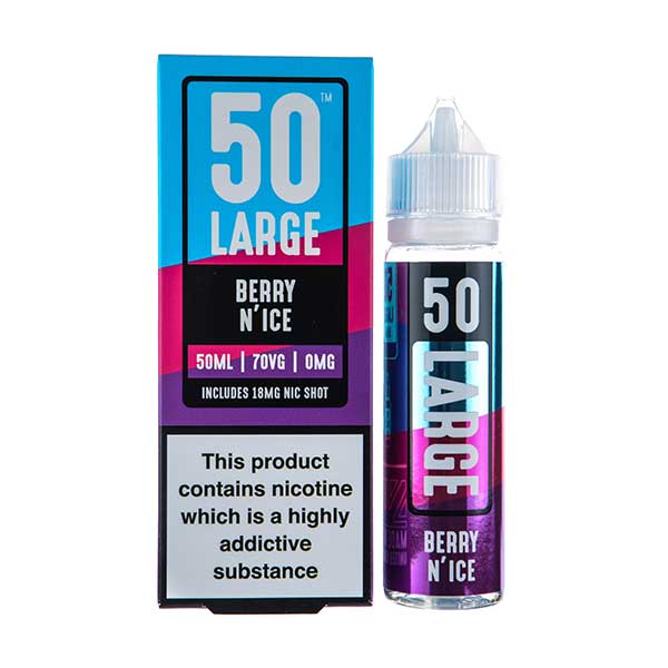 Berry N Ice Shortfill E Liquid By 50 Large Vape Superstore