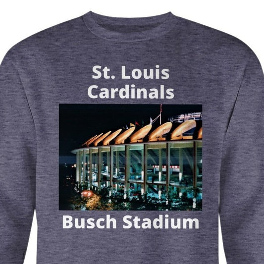 St. Louis Cardinals Baseball Old Busch Stadium Crewneck Sweatshirt – The  Cosmos and Beyond