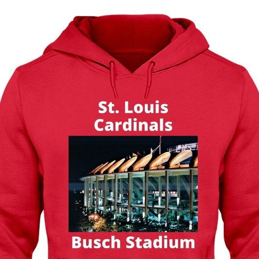 St. Louis Cardinals Baseball Old Busch Stadium Hoodie