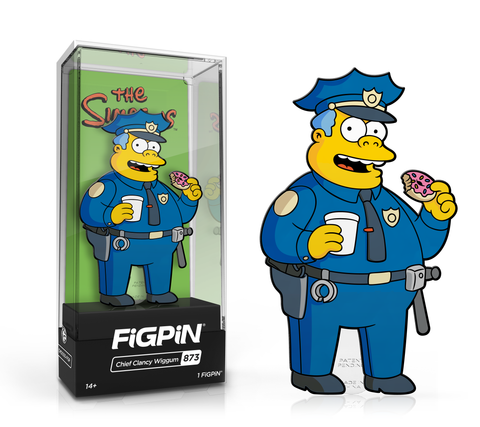 FiGPiN: The Simpsons - Chief Clancy Wiggum (873) FiGPiN COMMON