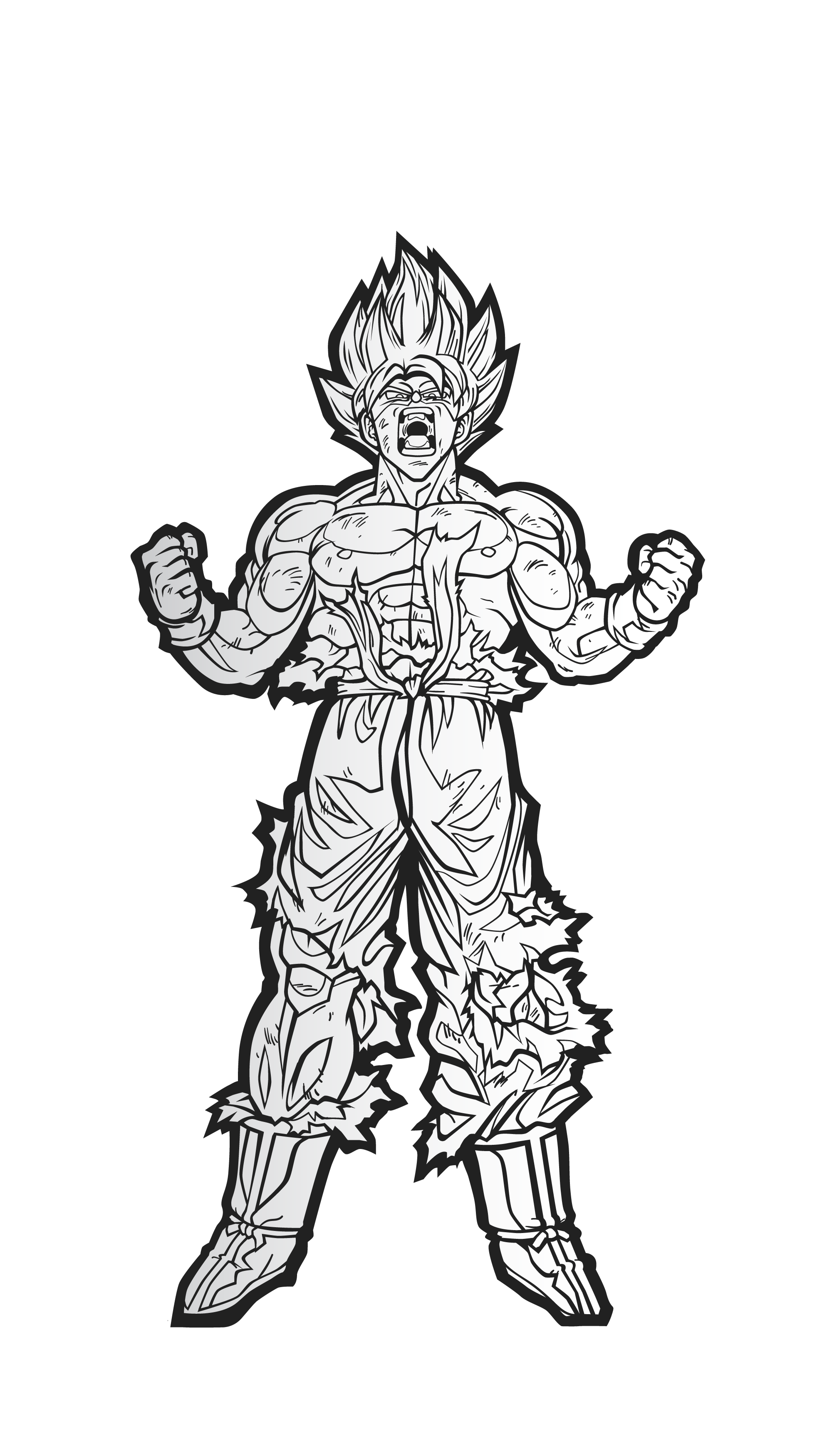 Super Saiyan Goku Figpin