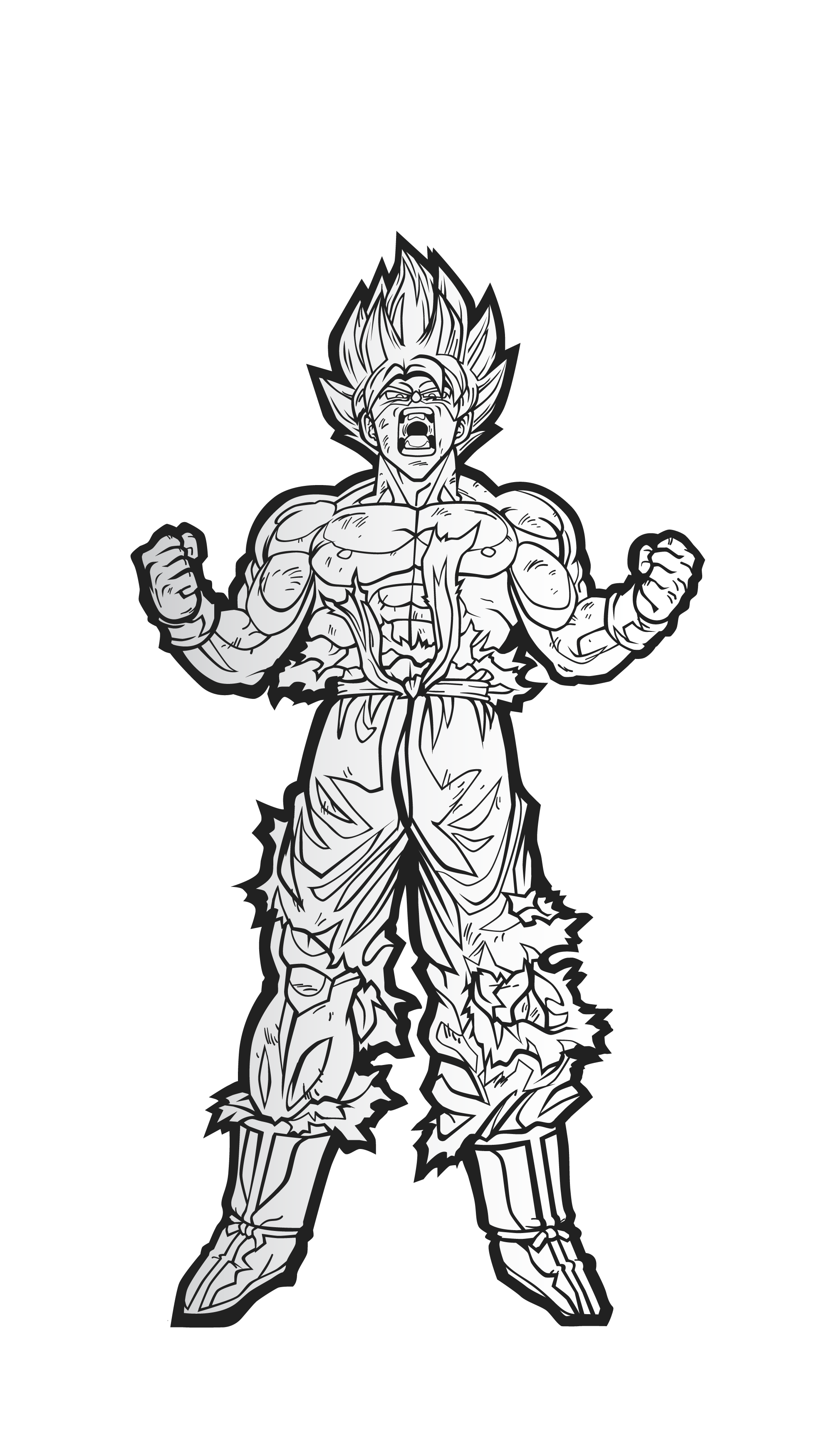 Download Super Saiyan Goku (#57) - FiGPiN