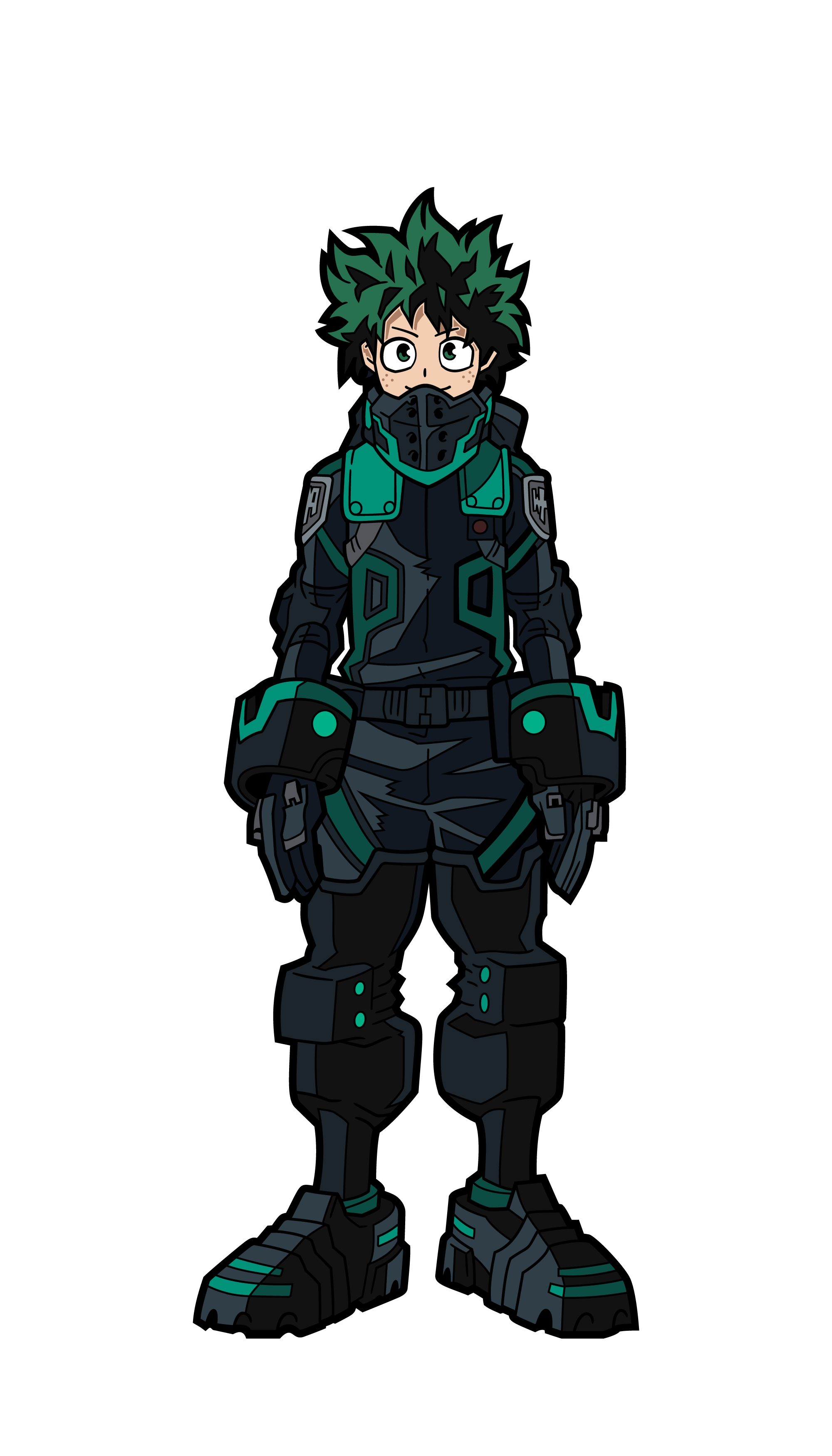 My Hero Academia Deku Izuku Midoriya Full Body By Bahethoven On ...