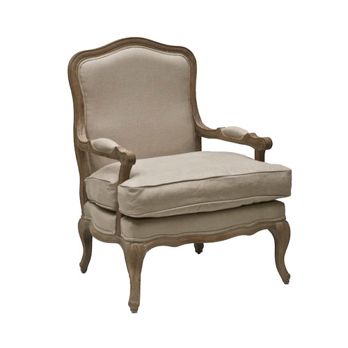 Carla Armchair Oak + Natural