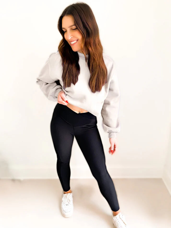 Molly Max Sculpt Ribbed Leggings w/leggings - Regular
