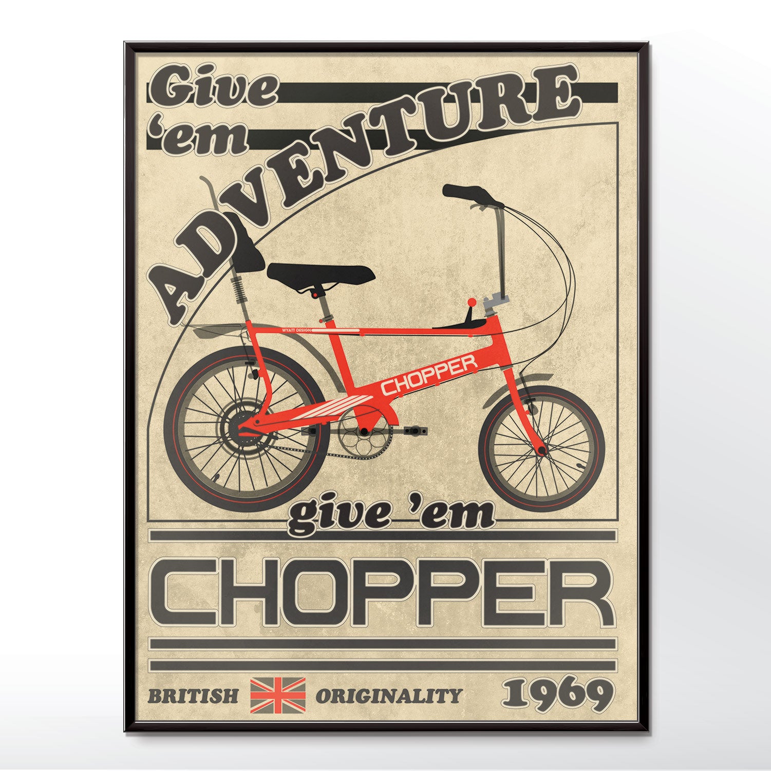 vintage chopper bicycle