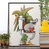 Koala on the Toilet, funny bathroom poster, wall art home decor print