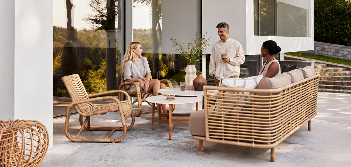 Cane-line lounge area inspiration with Sense collection