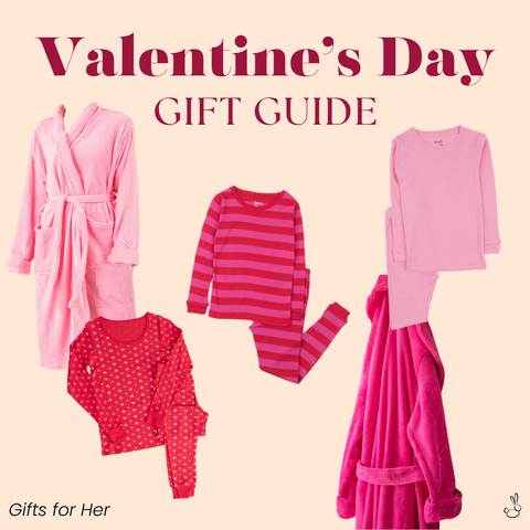 Women's Pink and Red Valentine's Day Pajamas