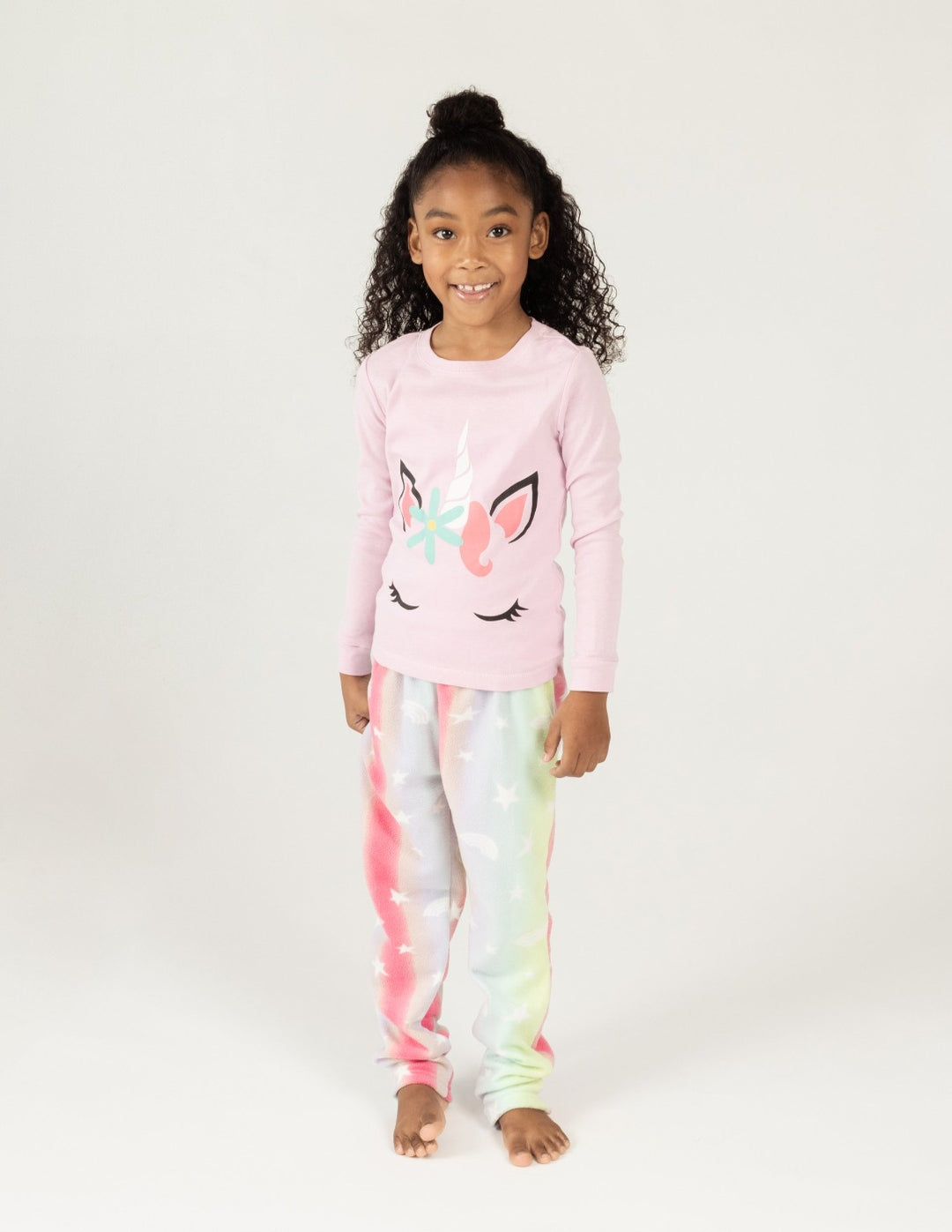 Rainbow Unicorn Tight Fit Kids Pajamas