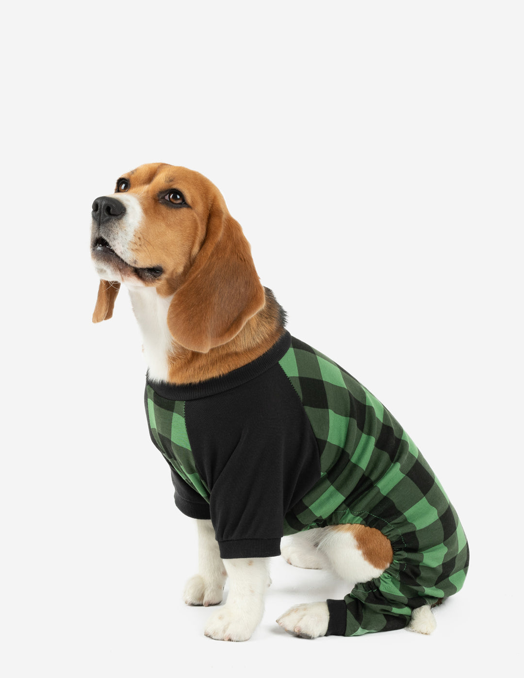 White Tartan Big Dog Plaid Pajamas - closeout