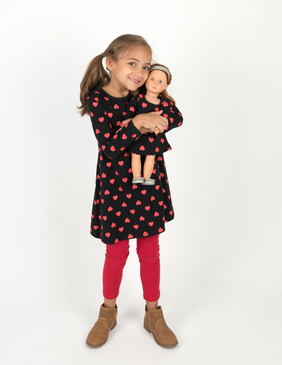 girl and doll matching dress