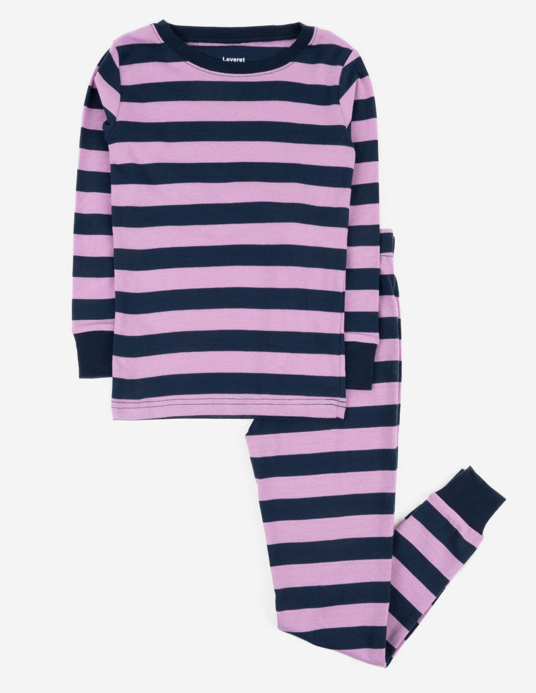 Leveret Womens Purple Stripes Cotton Pajamas – Leveret Clothing
