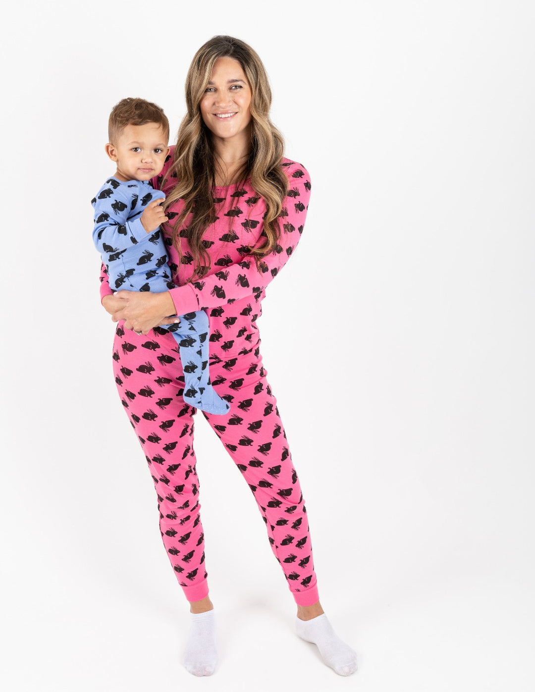 Hot Pink Bunny Rabbit Cotton Pajamas – Leveret Clothing