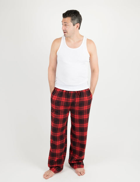 black and red plaid pants mens