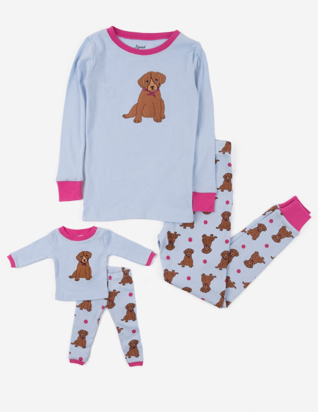 Big Dog Puppy Print Pajamas – Leveret Clothing