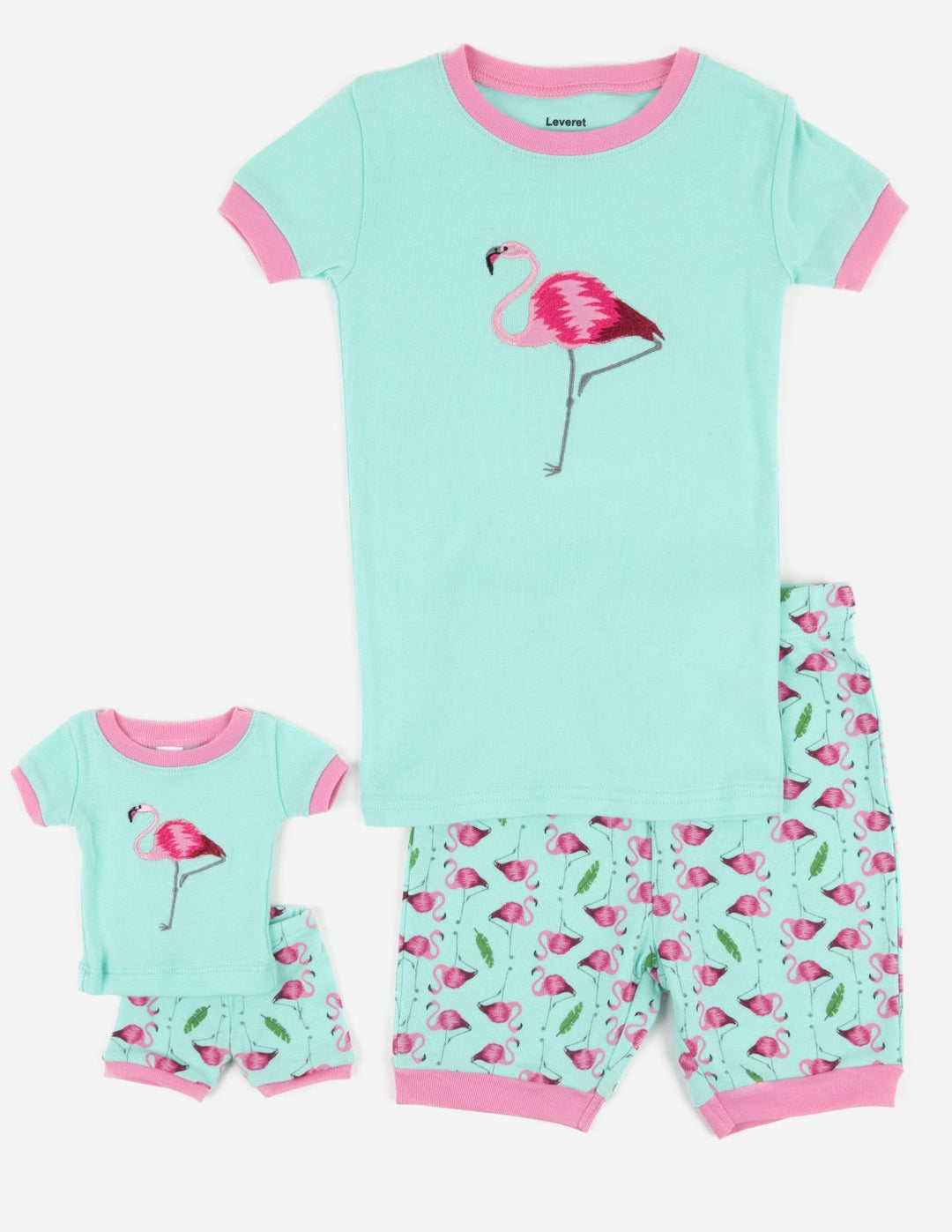 Matching Girl & Doll Unicorn Cotton Pajamas