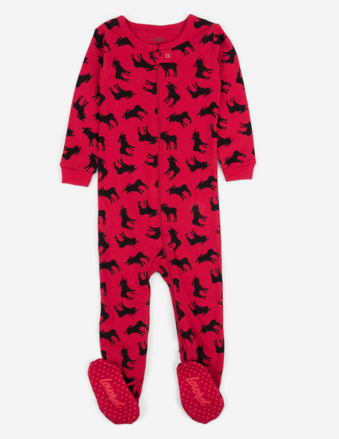 Kids Two Piece Cotton Moose Pajamas – Leveret Clothing