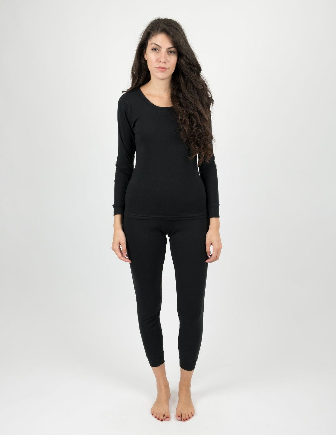 Women's Boho Solid Color Thermal Pajamas – Leveret Clothing