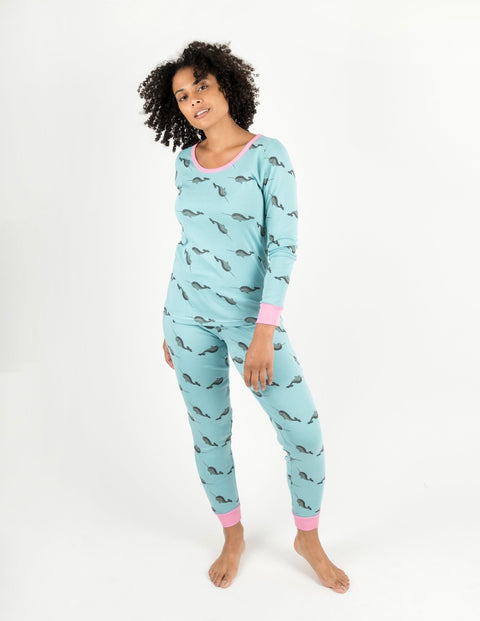 Leveret Women's Ocean Animal Pajamas – Leveret Clothing