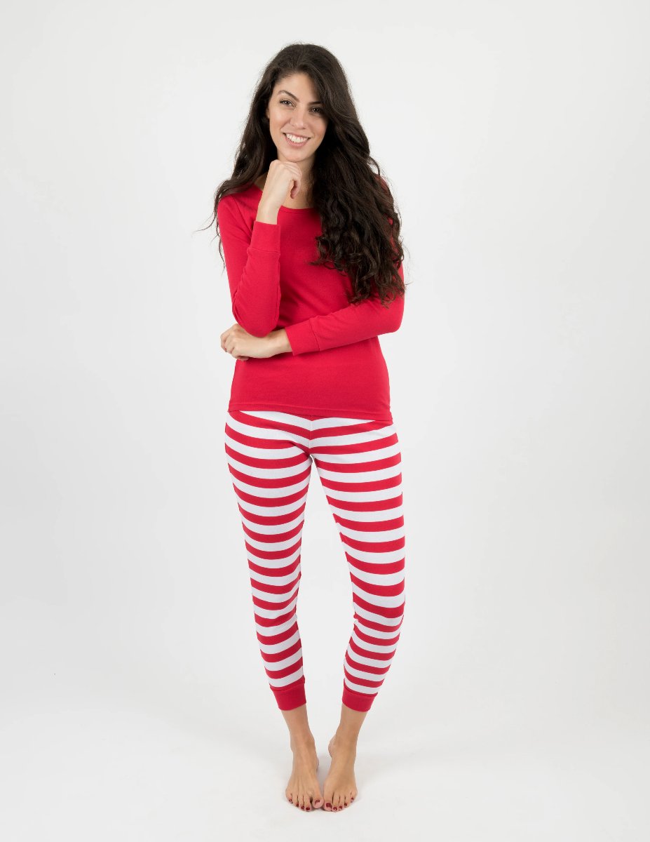 red and white striped pants womens