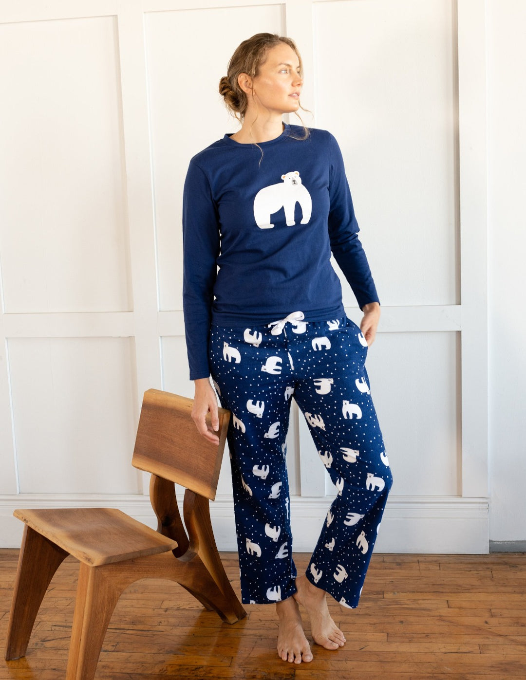 Women's Loose Fit Blue Cow Pajamas – Leveret Clothing