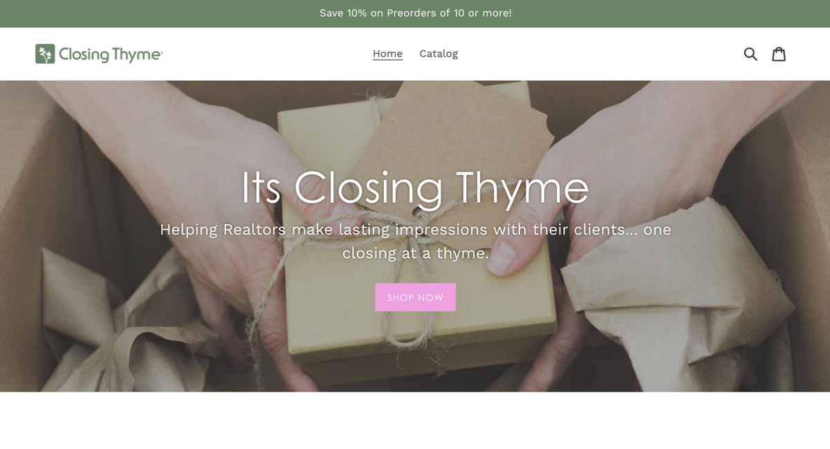 – Closing Thyme