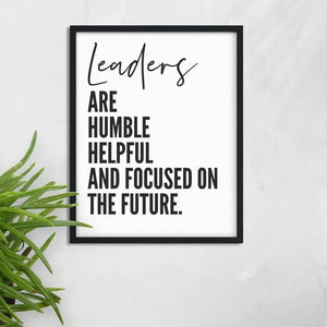 Leadership Quote Office Wall Decor Printable Instant Download El And Al Co