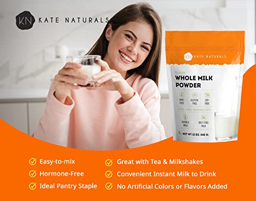 Heavy Cream Powder for Coffee & Heavy Whipping Cream (12oz) - Kate  Naturals. Powdered Cream for Sour Cream, Butter, Clotted and Whipped Cream.  Instant