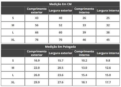 Medidas da Cama Pata de cães