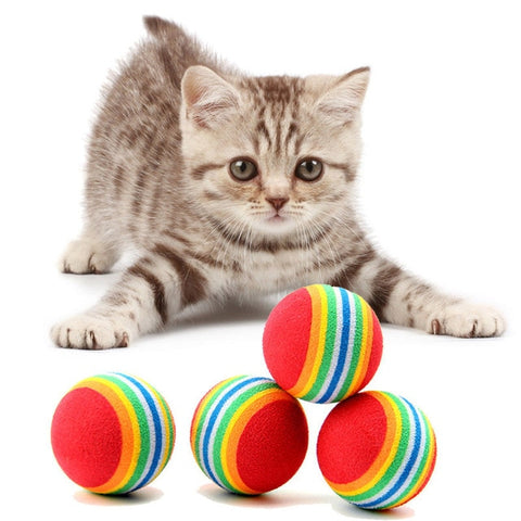 Brinquedo Gato Rainbow Ball Bola Interativa