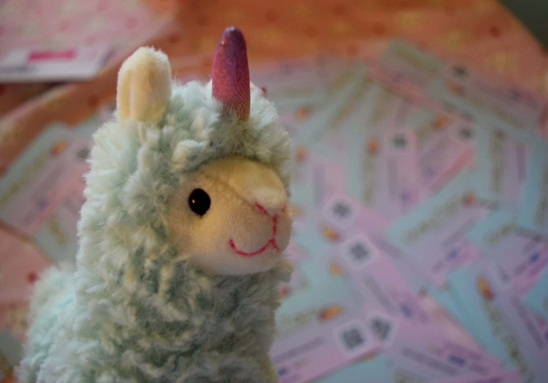 llamacorn stuffed animal