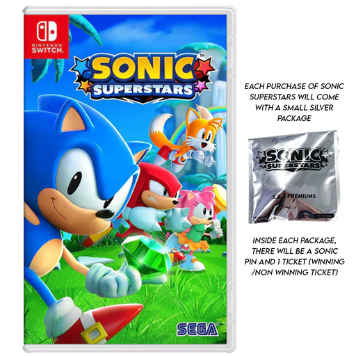 PS5 Sonic Superstars (R3/English) + [Bonus Enemel Pin] - PS