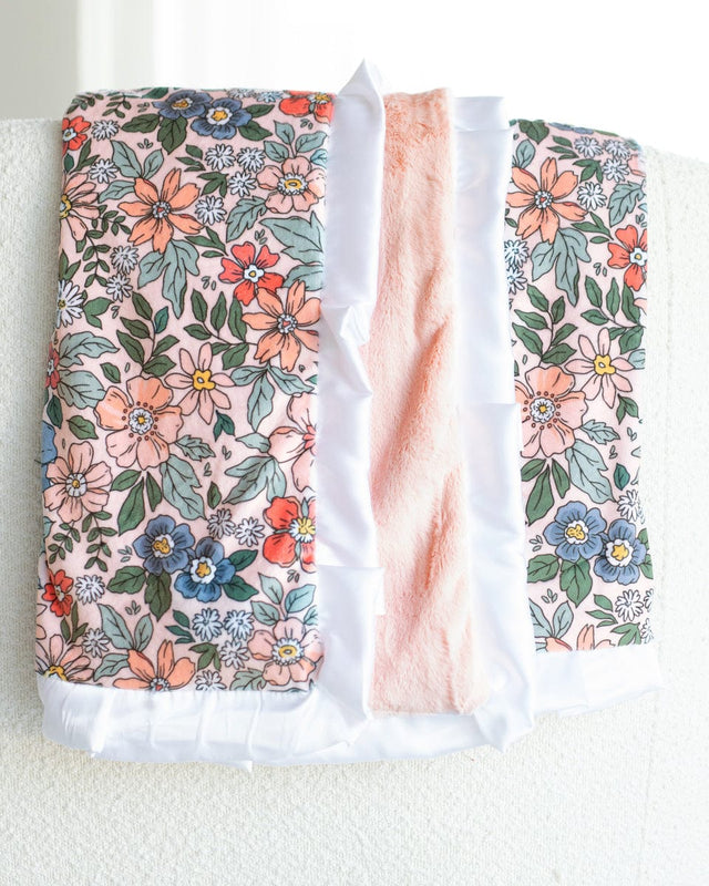 Dainty Floral Blanket