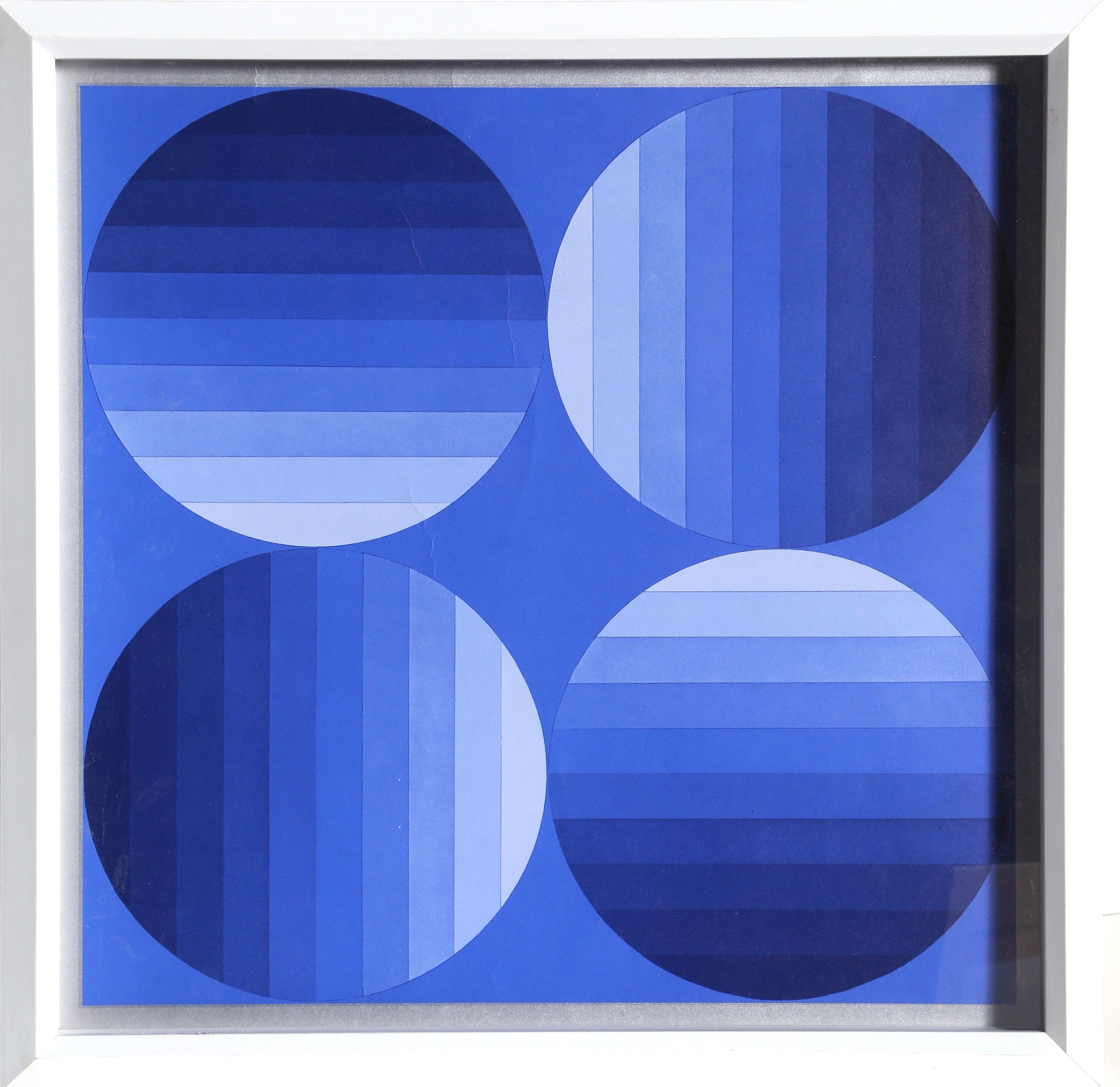 Symphony In Blue | Victor Vasarely