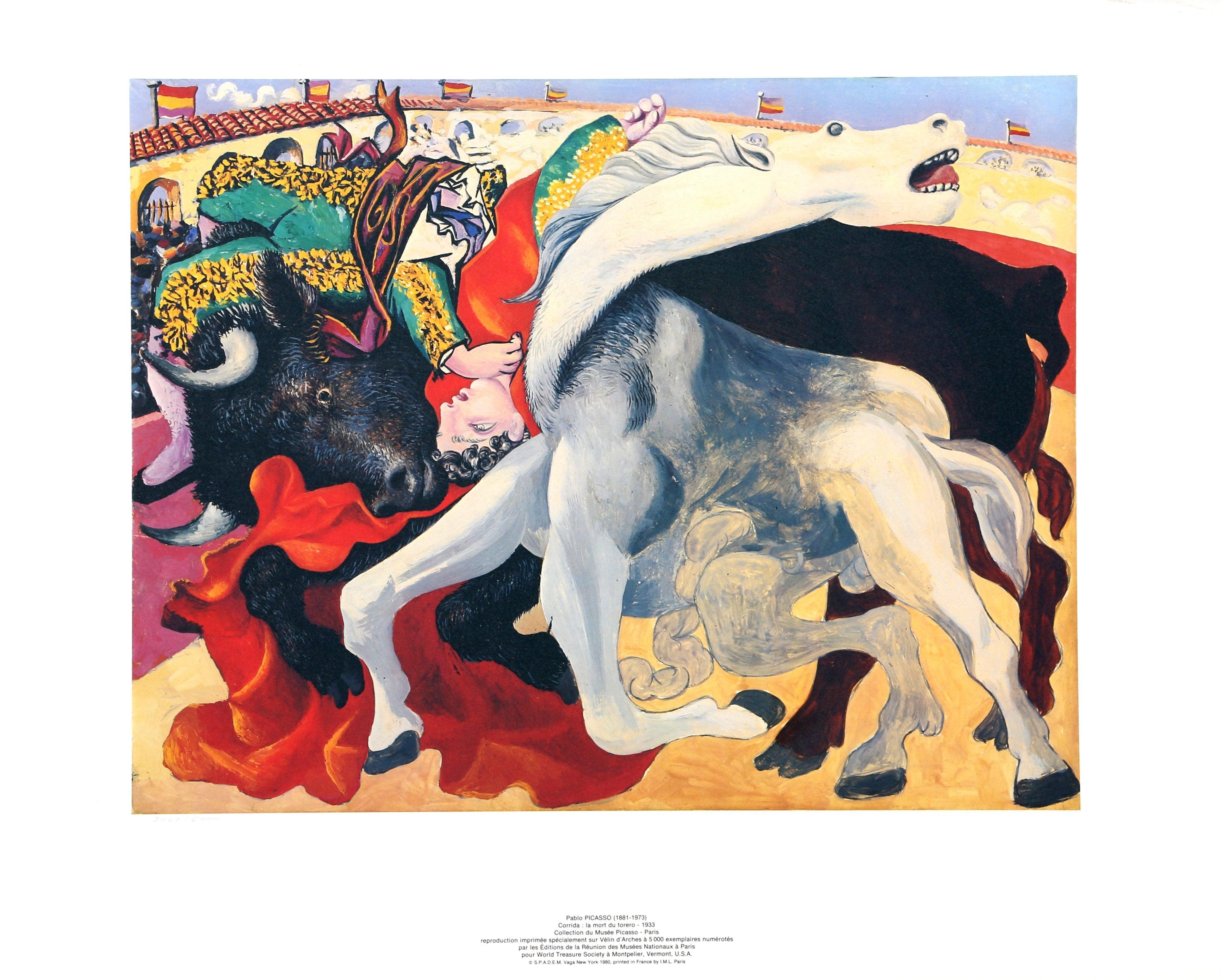 Corrida La Mort Du Torero | Pablo Picasso | RoGallery