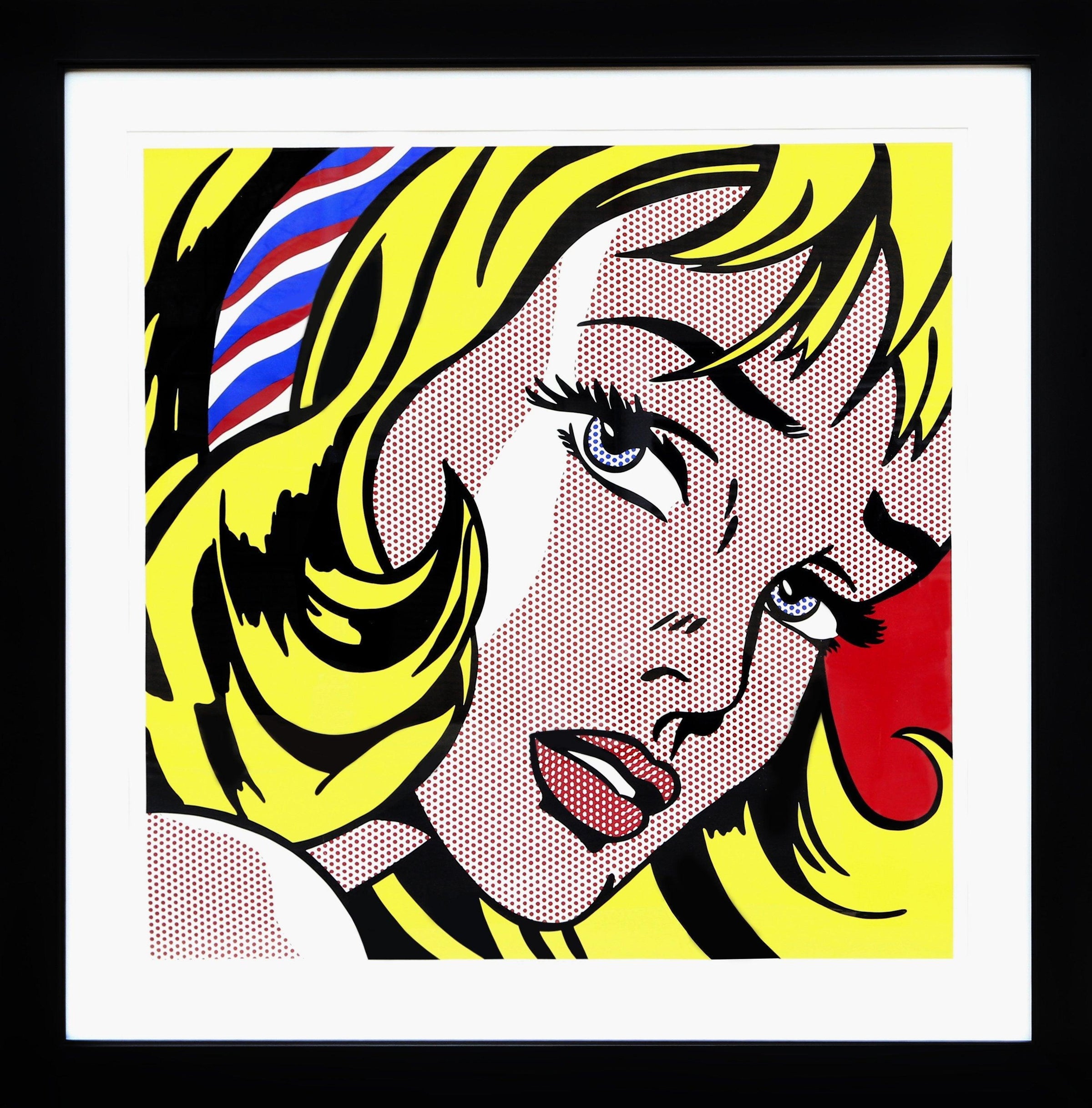 Girl With Hair Ribbon | Roy Lichtenstein | RoGallery