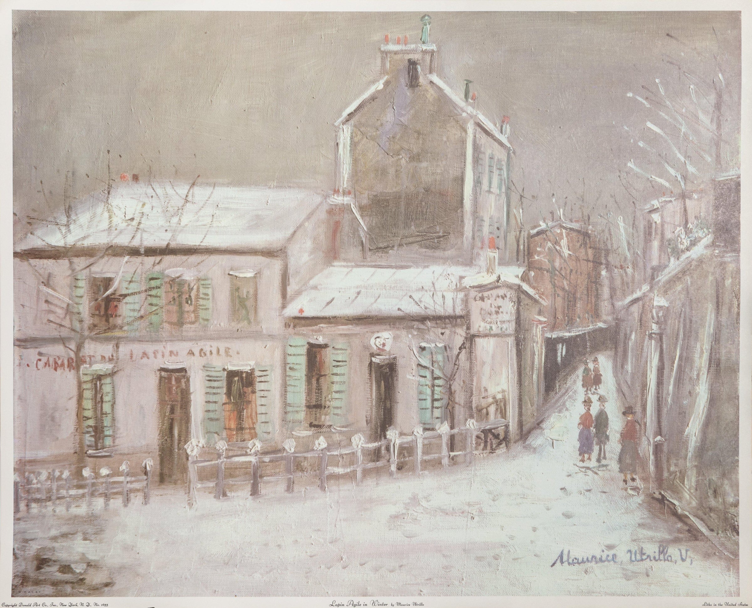 Lapin Agile In Winter | Maurice Utrillo | RoGallery