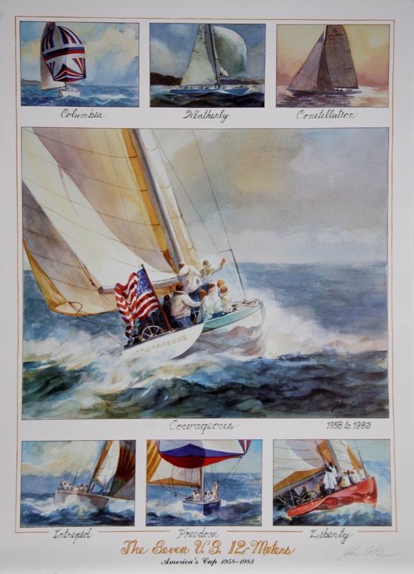 1983 americas cup poster