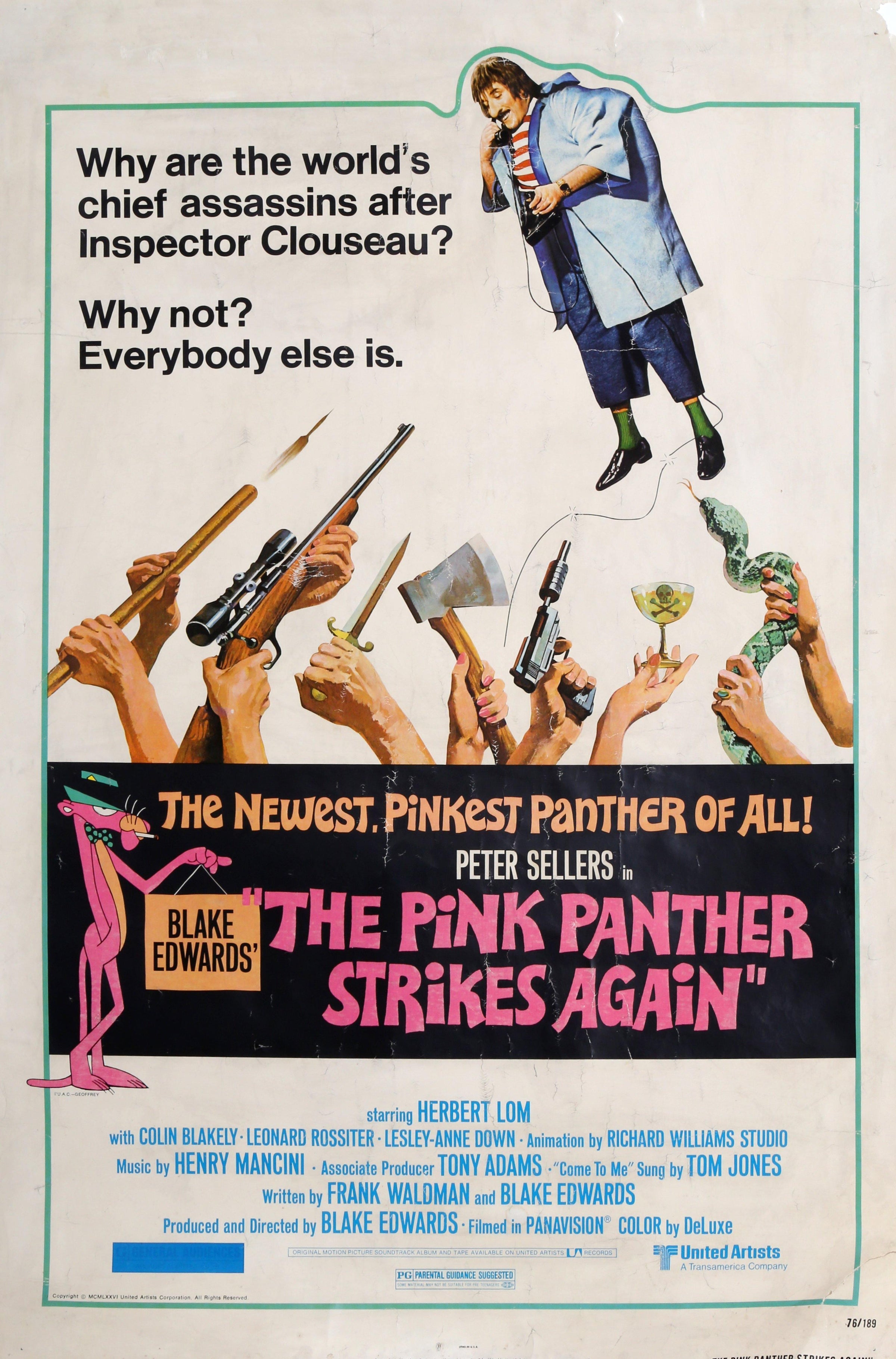 the pink panther movie poster