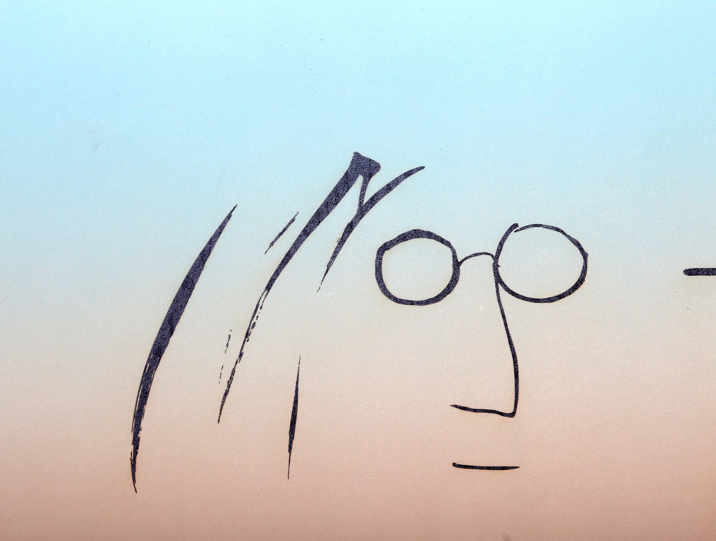 john lennon glasses drawing