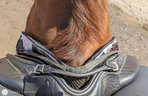 decidedly equestrian birds eye view rebel equestrian saddle pad fit