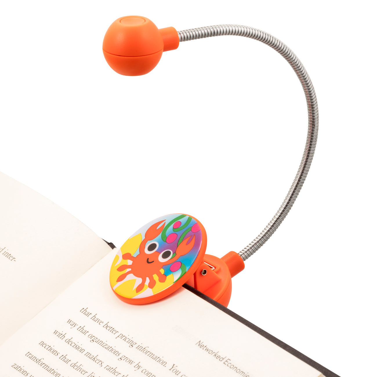 LED Disc Book and Reading Light by French Bull - Crab